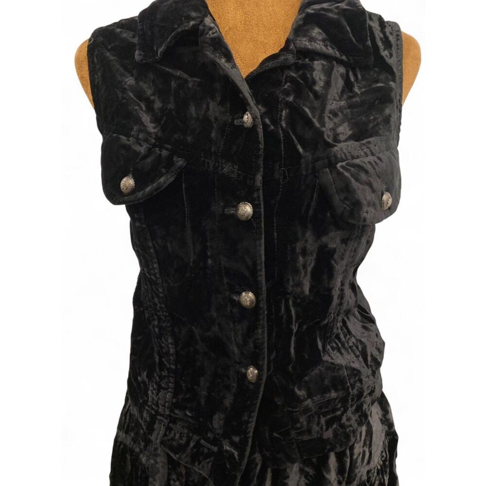 Whimsigoth Grunge Punk Velvet Renaissance Vintage Festival 2 Piece Set - Picture 5 of 7